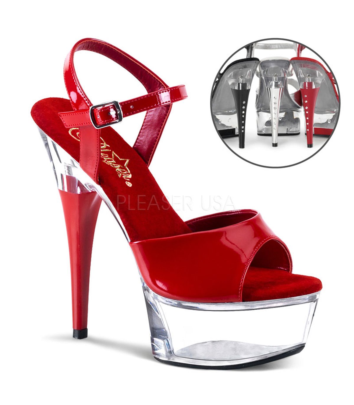 PLEASER CAPTIVA-609 ROT