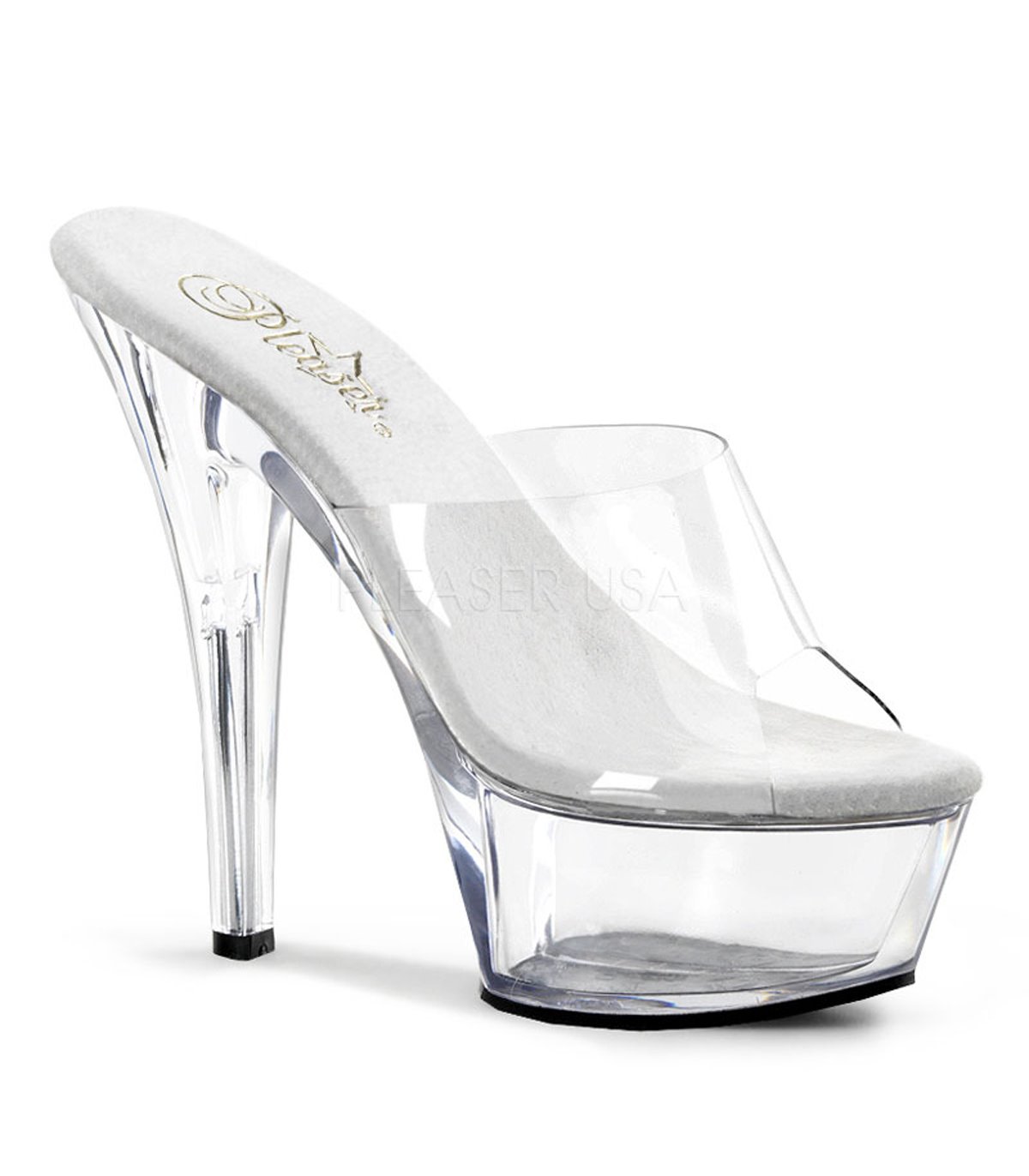 PLEASER KISS-201 TRANSPARENT