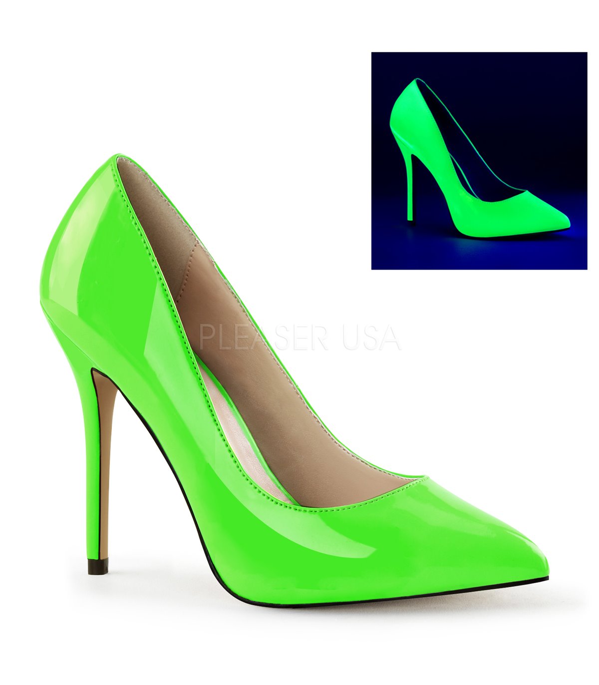 PLEASER AMUSE-20 NEON GRÜN